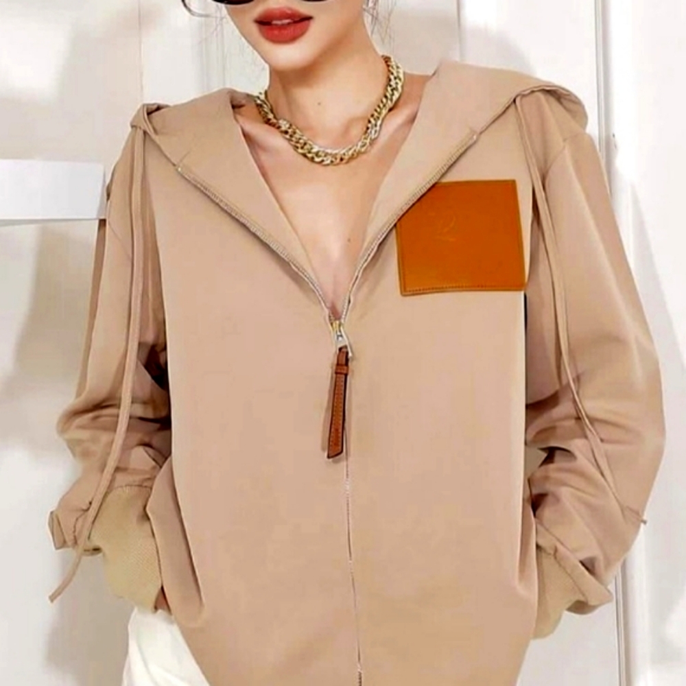 LOEWE🔥Anagram Jacket Parka with Hoodie *2023 Season* Sz 32/XXS - Picture 2 of 12